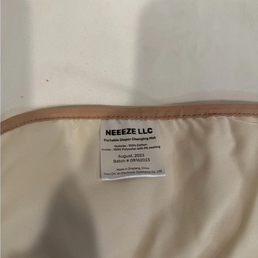 White and Brown Bear Diaper Cover